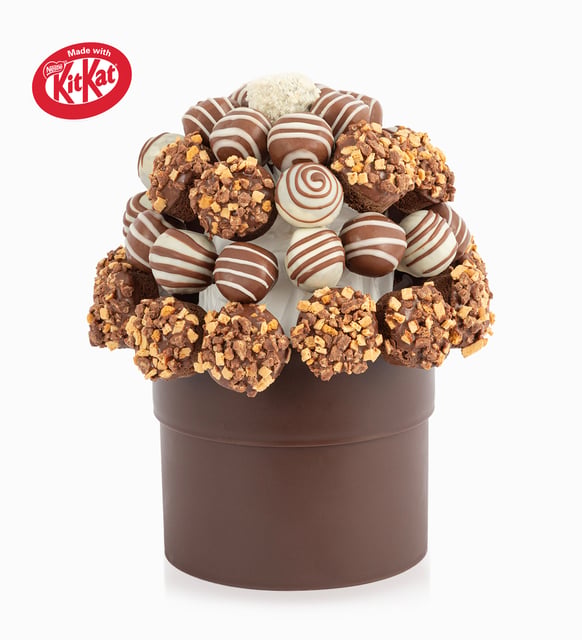 KITKAT® ile Süslemeli Trüf ve Keklerle Bir Buket Lezzet